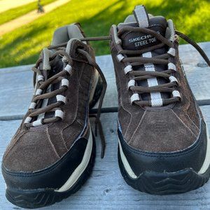 Skechers Steel Toe Athletic Work Shoes Men's Size 8